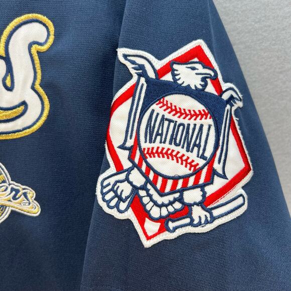 True Fan Milwaukee Brewers Jersey Men's L Ryan Braun Blue Gold Baseball All-Star - Picture 4 of 12